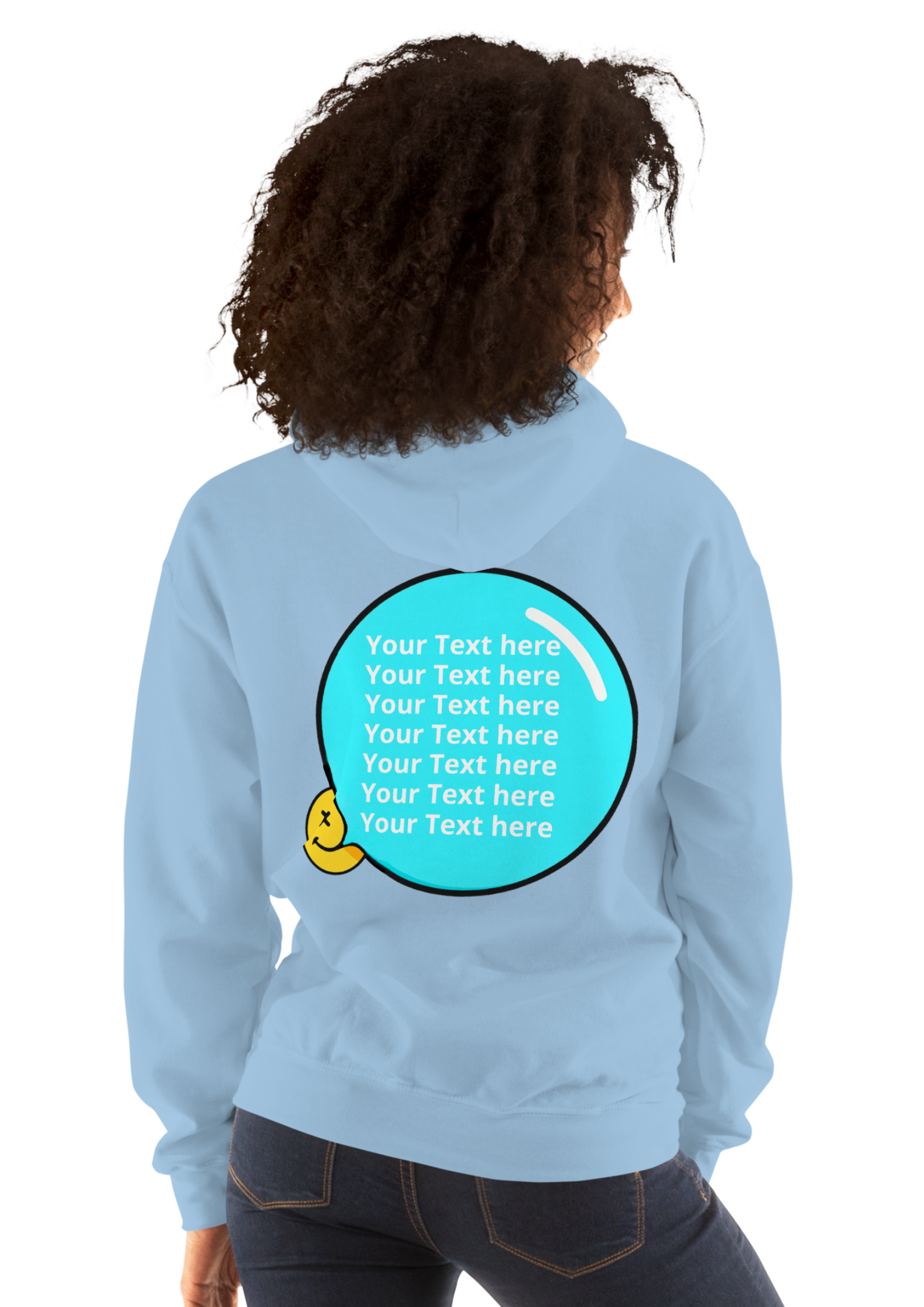 TELLMEZZZ Unisex Hoodie - blue gum edition