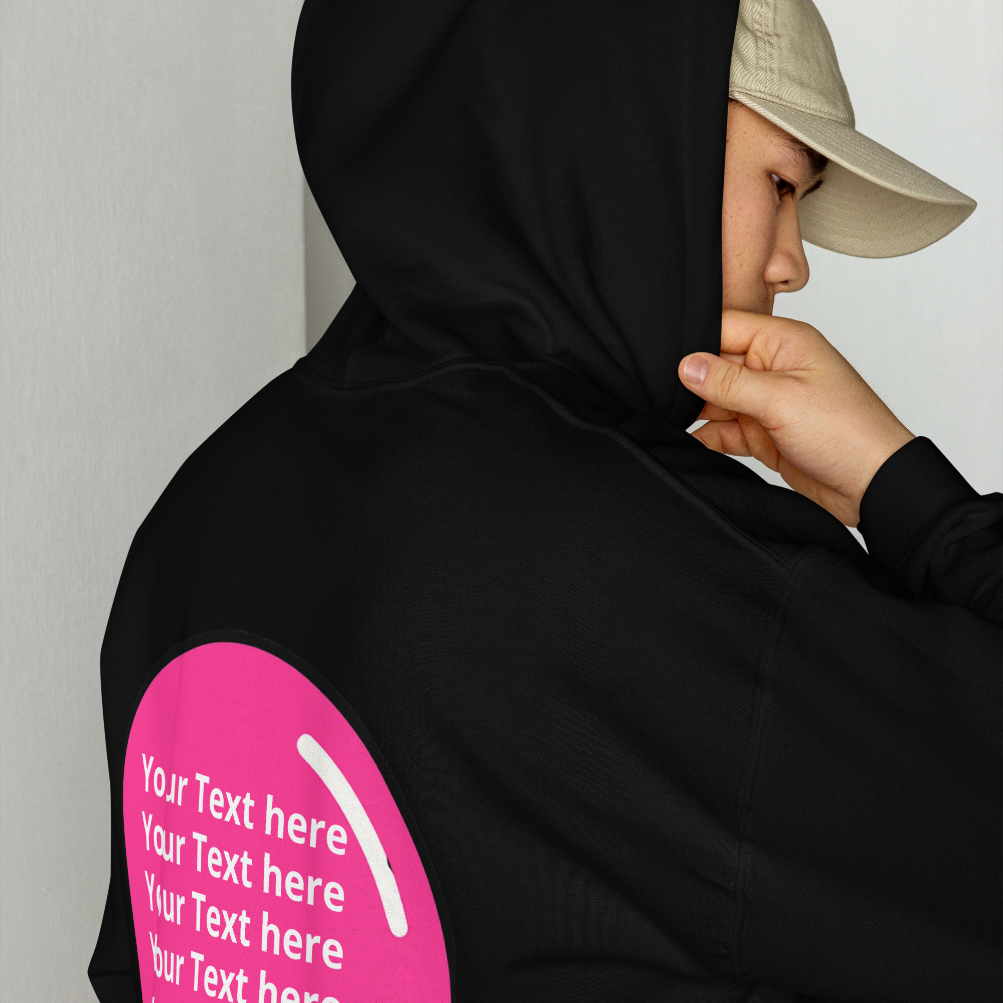 TELLMEZZZ Unisex Hoodie - pink gum edition